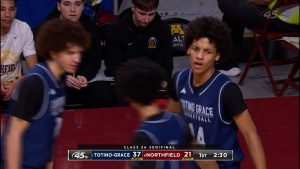 Totino-Grace Boys Basketball beats Northfield at the state tournament