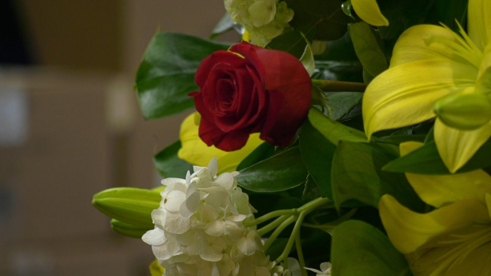 a flower arrangement