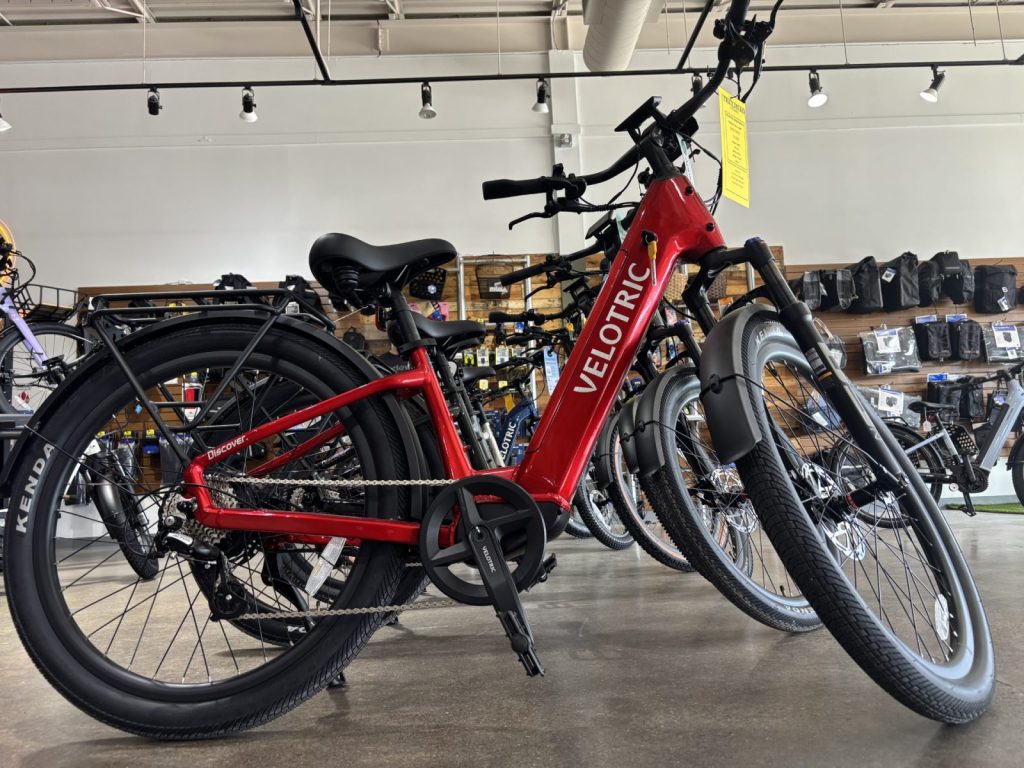 E-bike at Trailhead cycling