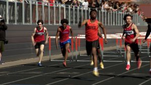 Osseo Track and Field Invitational. Boys 100 Meters finish