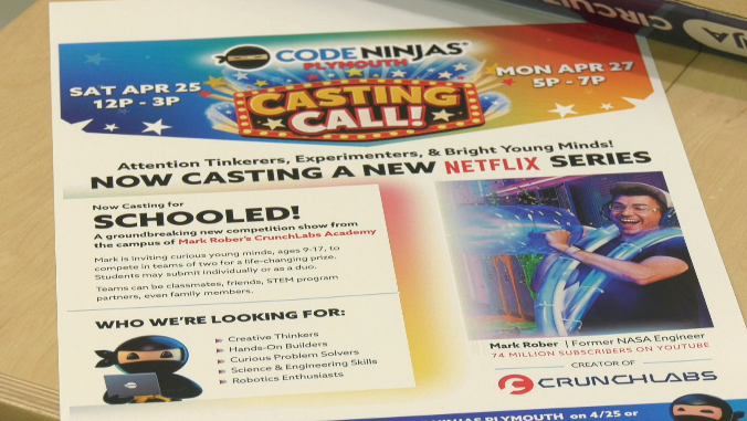 flyer for the Netflix show 'Schooled'
