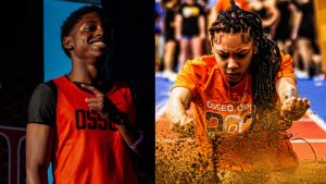 Makhi Clerk and Payton Young, Osseo Track and Field
